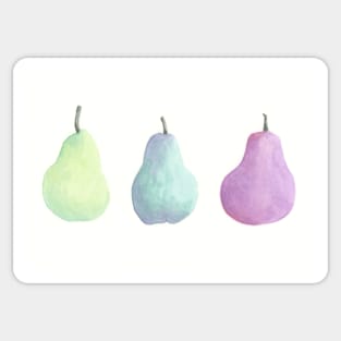 Three Pear Sticker